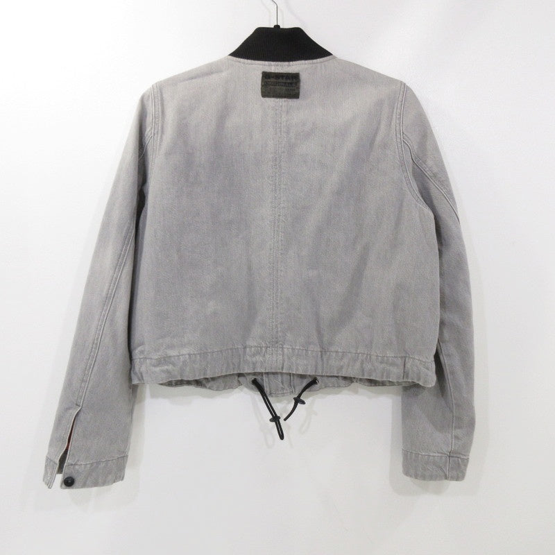 【中古】G-STAR | ジースター Drawstring Bomber Jacket デニム D20599-D109-D127 グレー サイズ:M