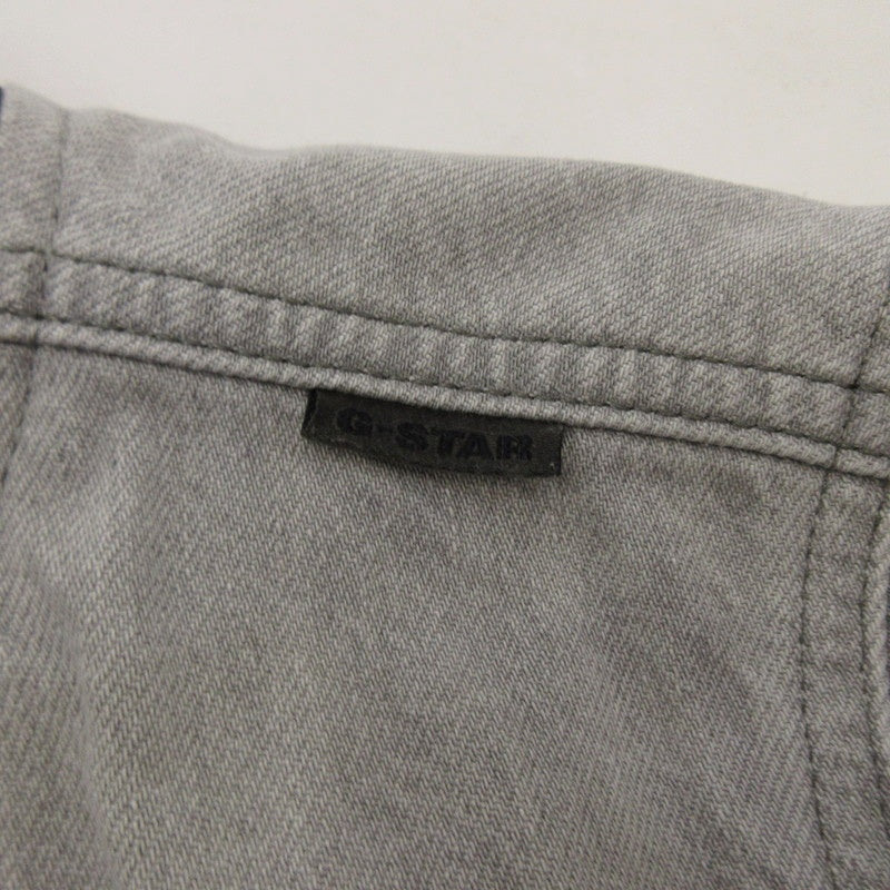 【中古】G-STAR | ジースター Drawstring Bomber Jacket デニム D20599-D109-D127 グレー サイズ:M