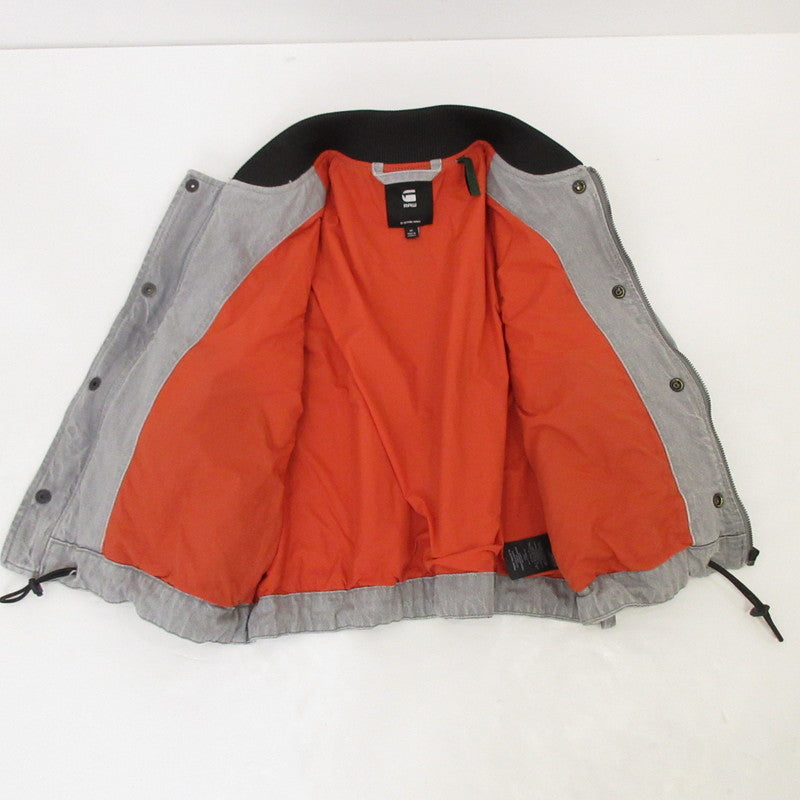 【中古】G-STAR | ジースター Drawstring Bomber Jacket デニム D20599-D109-D127 グレー サイズ:M