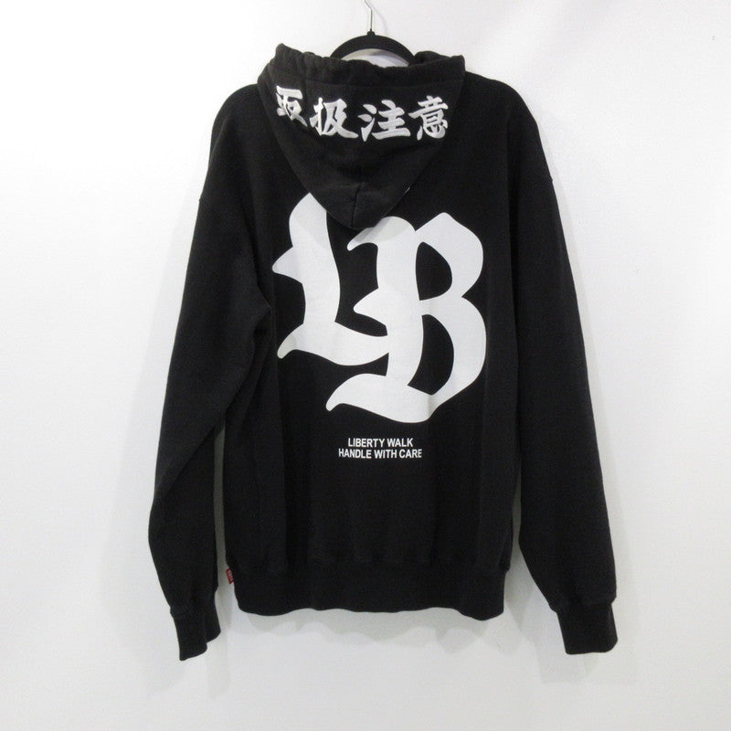 【中古】BlackEyePatch | ブラックアイパッチ パーカー ブラック サイズ:XL