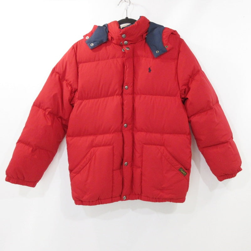 【中古】POLO RALPH LAUREN | ポロ・ラルフローレン ダウンジャケット 323565518 レッド サイズ:L