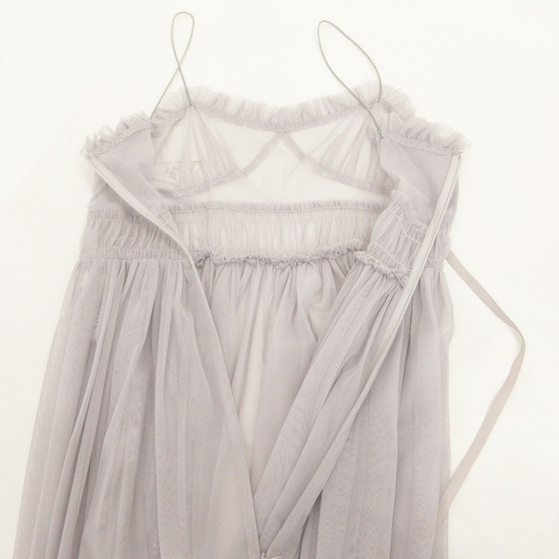 【中古】Lily Brown | リリーブラウン ニットビスチェドッキングワンピース ワンピース LWFO241108 2024S/S サイズ:F ブラック