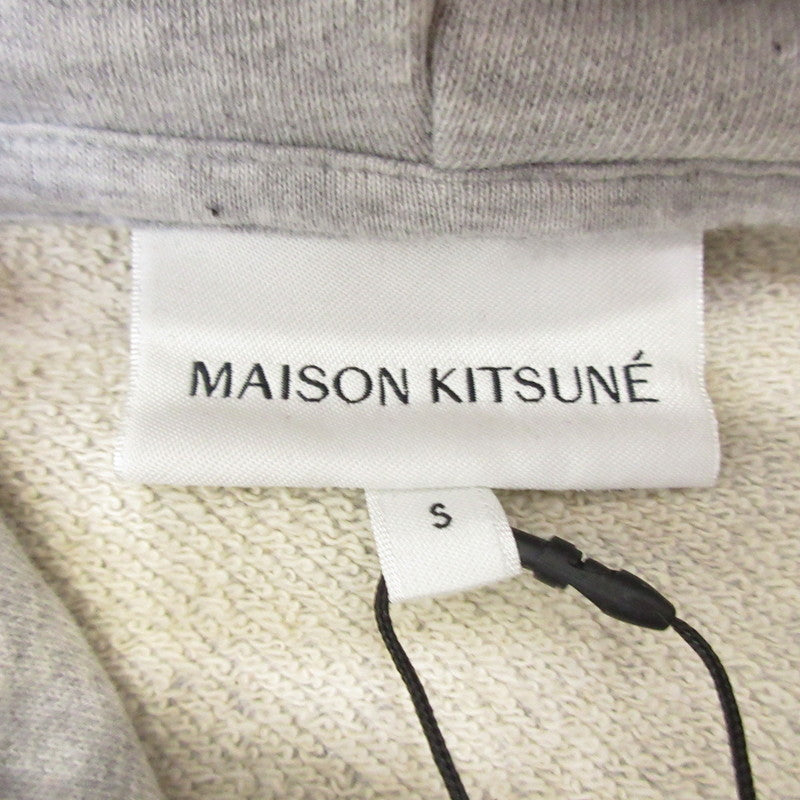 【中古】MAISON KITSUNE | メゾンキツネ Dressed Fox Regular Hoodie パーカー LM00304KM0001 グレー サイズ:S