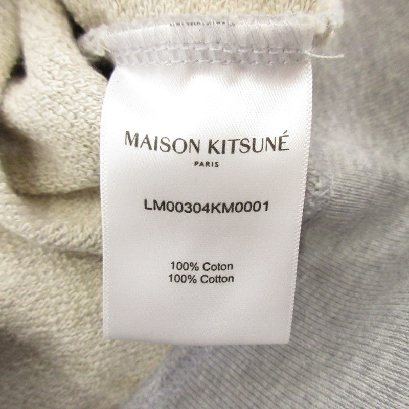【中古】MAISON KITSUNE | メゾンキツネ Dressed Fox Regular Hoodie パーカー LM00304KM0001 グレー サイズ:S