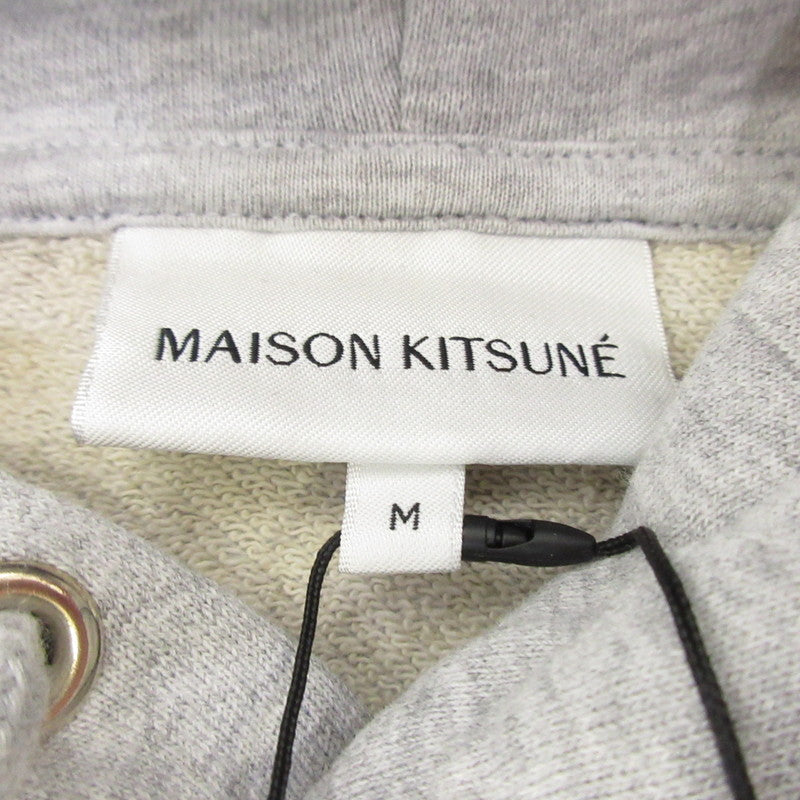 【中古】MAISON KITSUNE | メゾンキツネ Dressed Fox Regular Hoodie パーカー LM00304KM0001 グレー サイズ:M