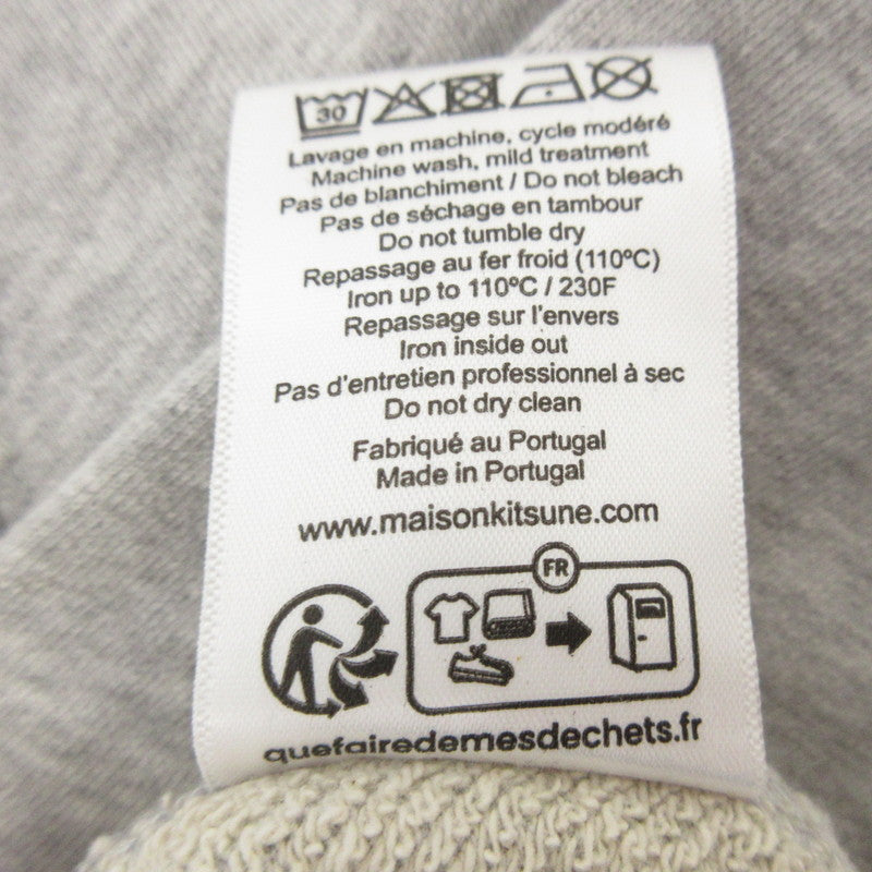 MAISON KITSUNE | Dressed Fox Regular Hoodie LM00304KM0001 Gray Size: M