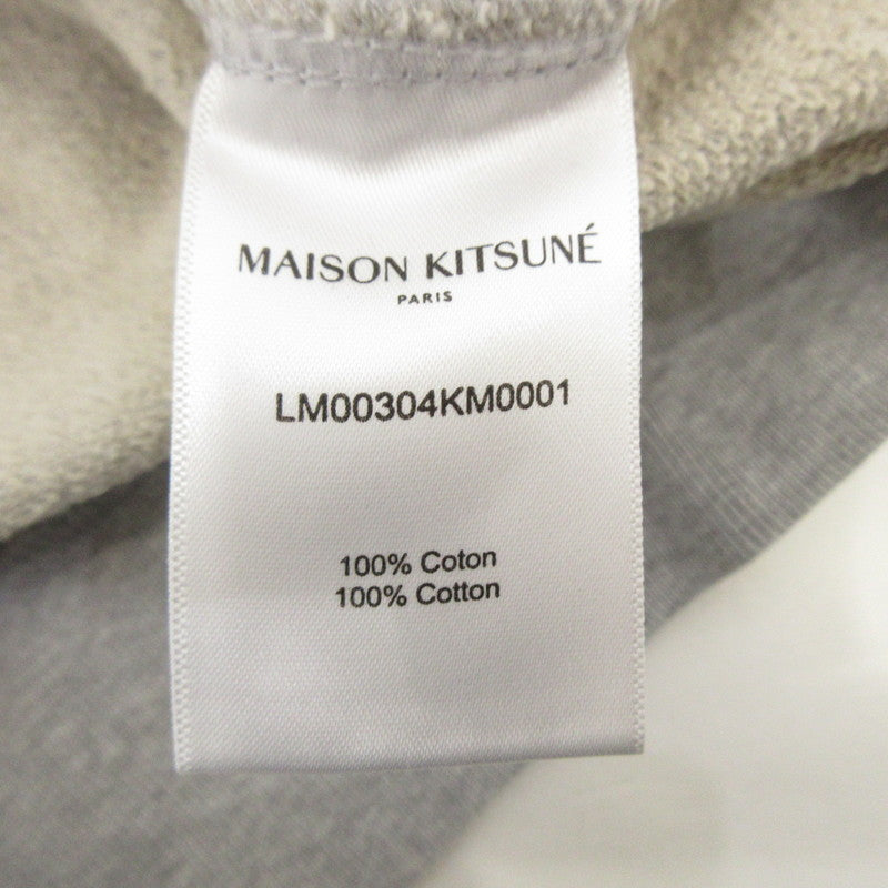 【中古】MAISON KITSUNE | メゾンキツネ Dressed Fox Regular Hoodie パーカー LM00304KM0001 グレー サイズ:L