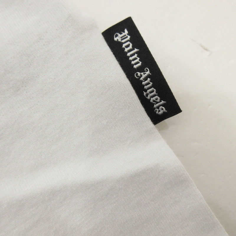 【中古】Palm Angels | パームエンジェルス I Love Pa Classic Tee 半袖Tシャツ PMAA066S23JER002 ホワイト サイズ:M