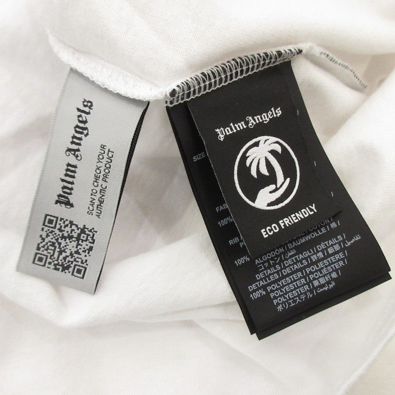 【中古】Palm Angels | パームエンジェルス I Love Pa Classic Tee 半袖Tシャツ PMAA066S23JER002 ホワイト サイズ:M
