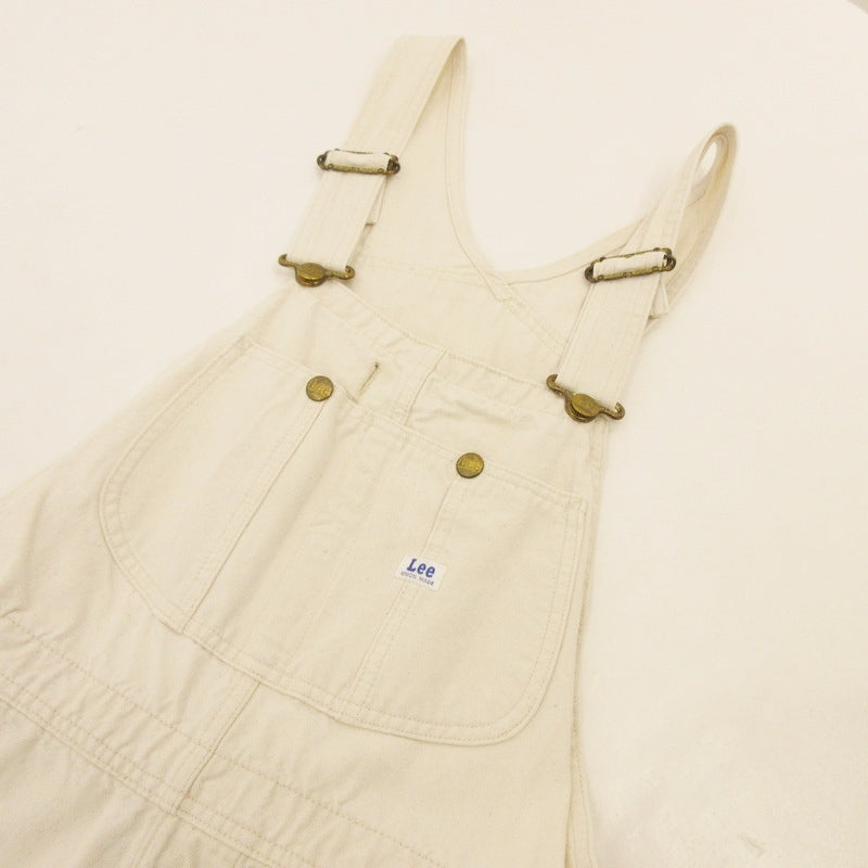 【中古】Lee | リー オーバーオール LM7254 アイボリー サイズ:XS