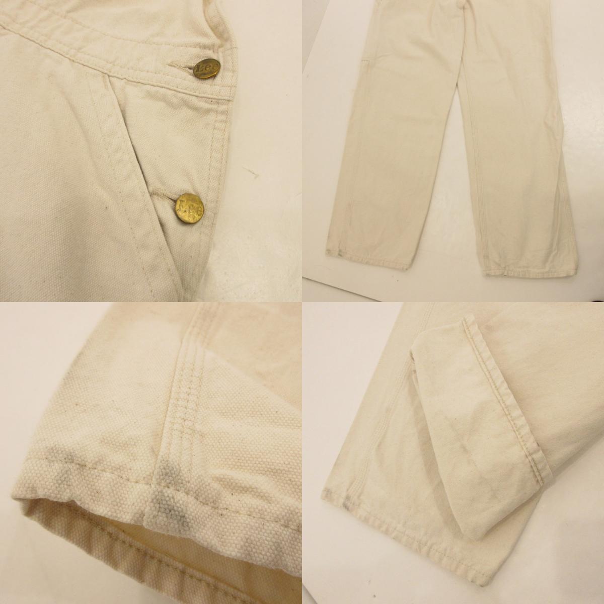 【中古】Lee | リー オーバーオール LM7254 アイボリー サイズ:XS