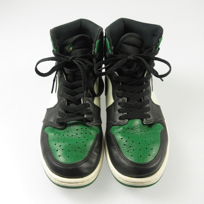 【中古】NIKE | ナイキ AIR JORDAN 1 RETRO HIGH OG PINE GREEN スニーカー 555088-302 グリーン 27.5cm