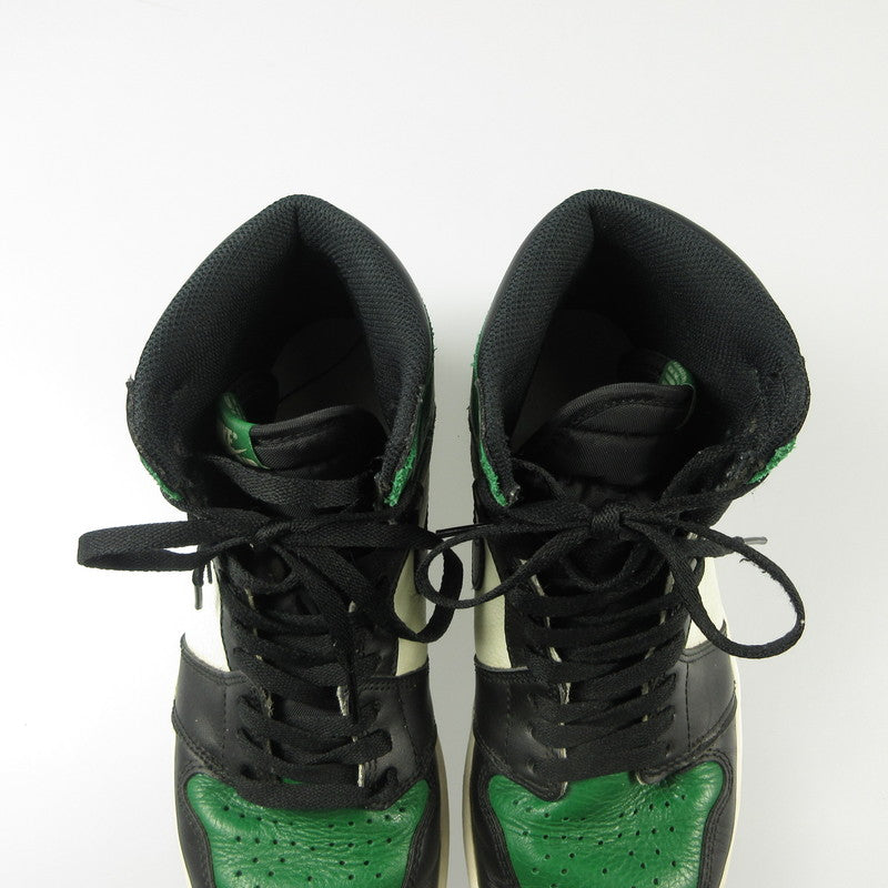 【中古】NIKE | ナイキ AIR JORDAN 1 RETRO HIGH OG PINE GREEN スニーカー 555088-302 グリーン 27.5cm