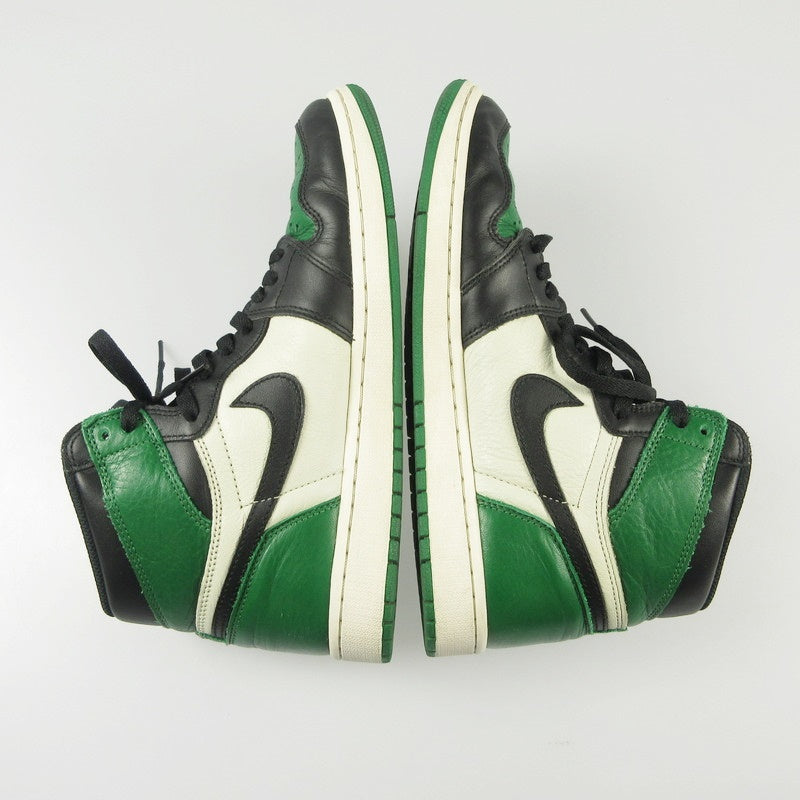 【中古】NIKE | ナイキ AIR JORDAN 1 RETRO HIGH OG PINE GREEN スニーカー 555088-302 グリーン 27.5cm