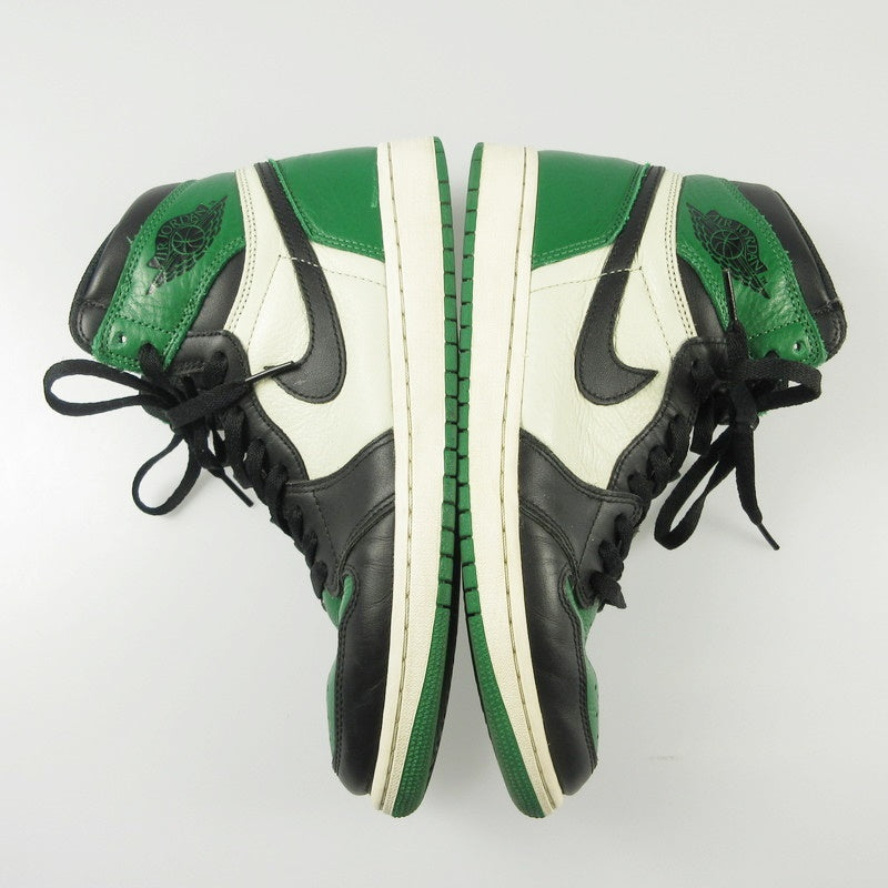 【中古】NIKE | ナイキ AIR JORDAN 1 RETRO HIGH OG PINE GREEN スニーカー 555088-302 グリーン 27.5cm