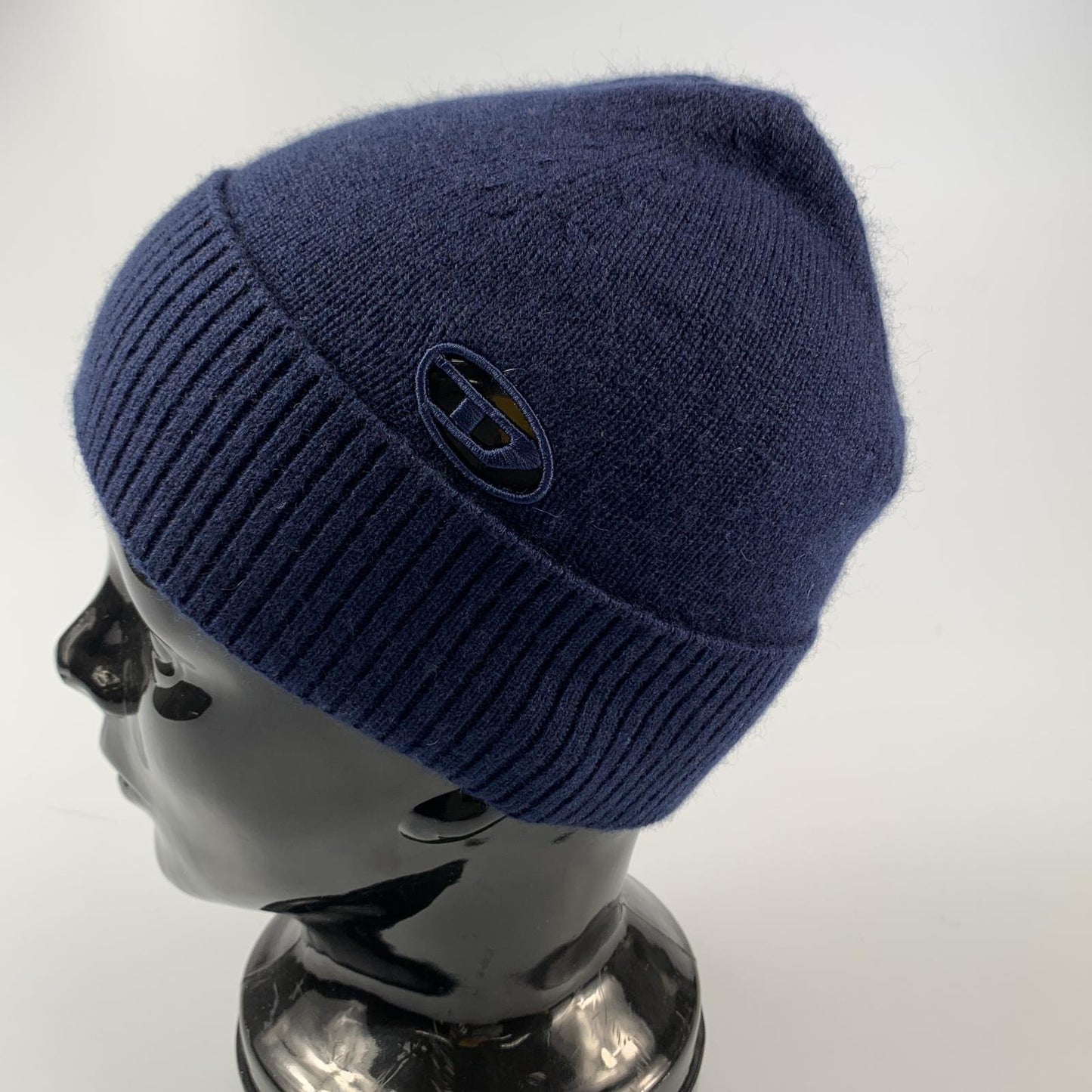 【中古】DIESEL | ディーゼル K-REV ニットキャップ A133190GEAY ネイビー