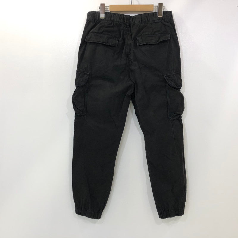 【中古】STONE ISLAND | ストーンアイランド COTTON POPLIN STREACH CARGO PANT カーゴパンツ 721531403 ブラック