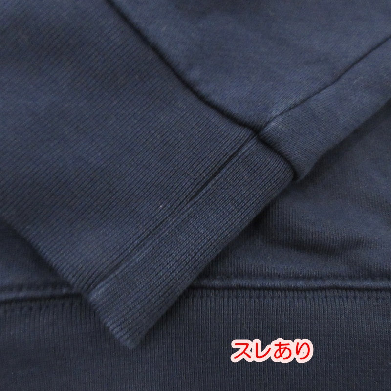 【中古】MAISON KITSUNE | メゾンキツネ HANDWRITING CLEAN SWEATSHIRT スウェット FM00352KM0001 国内正規品 ネイビー サイズ:M
