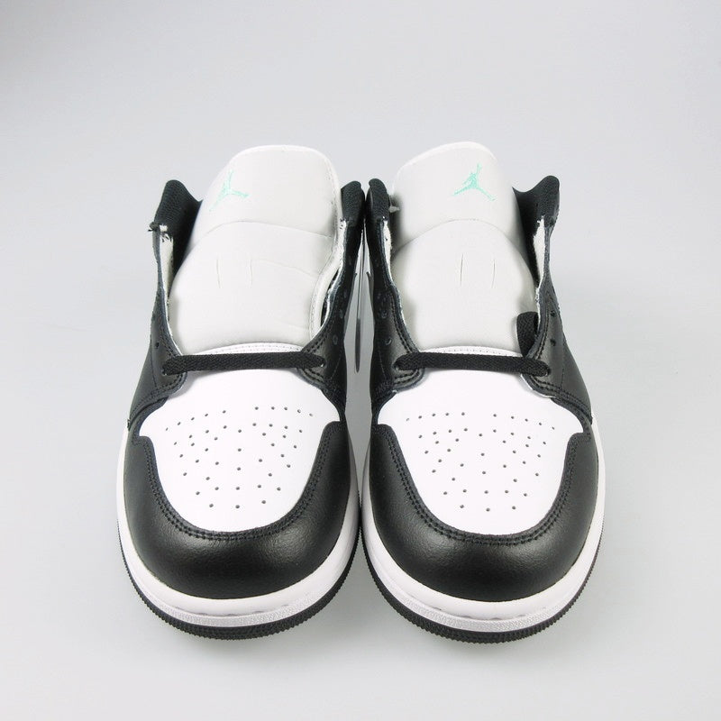 【中古】NIKE | ナイキ AIR JORDAN 1 LOW GREEN GLOW スニーカー 553558-131 ホワイト 30cm