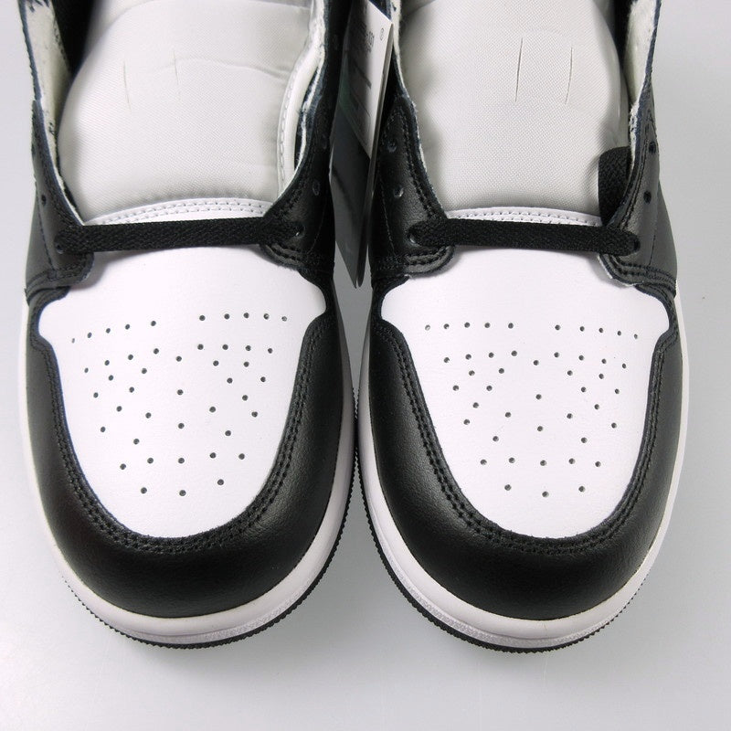【中古】NIKE | ナイキ AIR JORDAN 1 LOW GREEN GLOW スニーカー 553558-131 ホワイト 30cm
