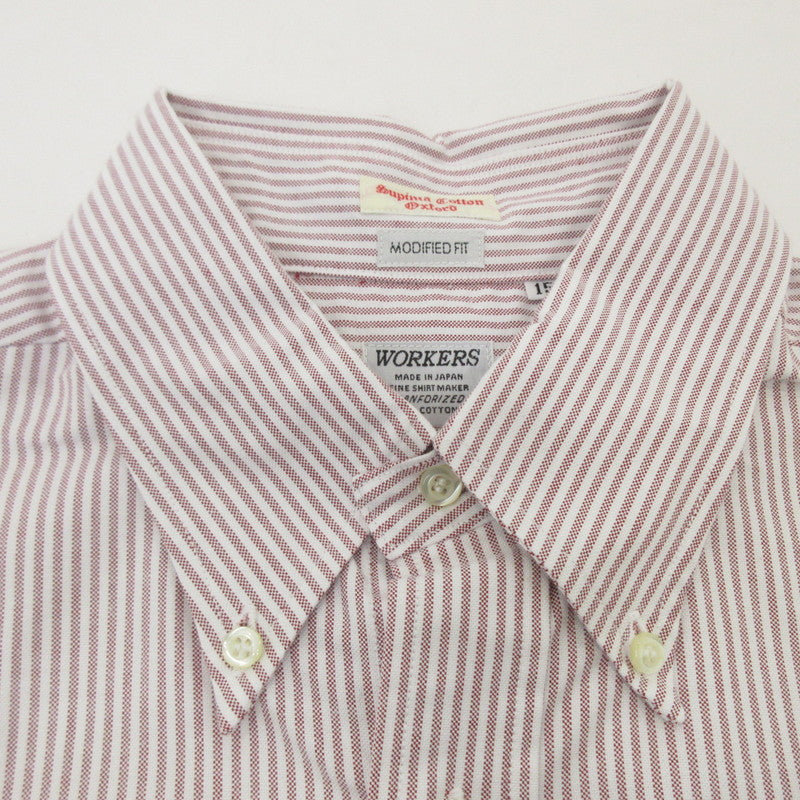 【中古】WORKERS | ワーカーズ Modified BD Shirt 長袖シャツ サイズ:15
