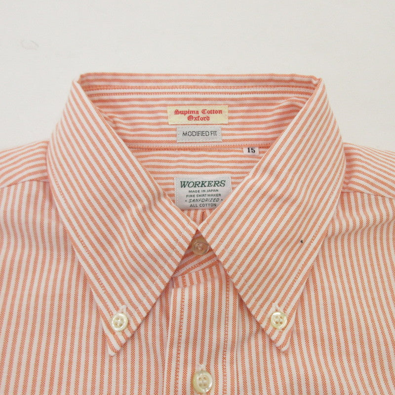 【中古】WORKERS | ワーカーズ Modified BD Shirt 長袖シャツ サイズ:15