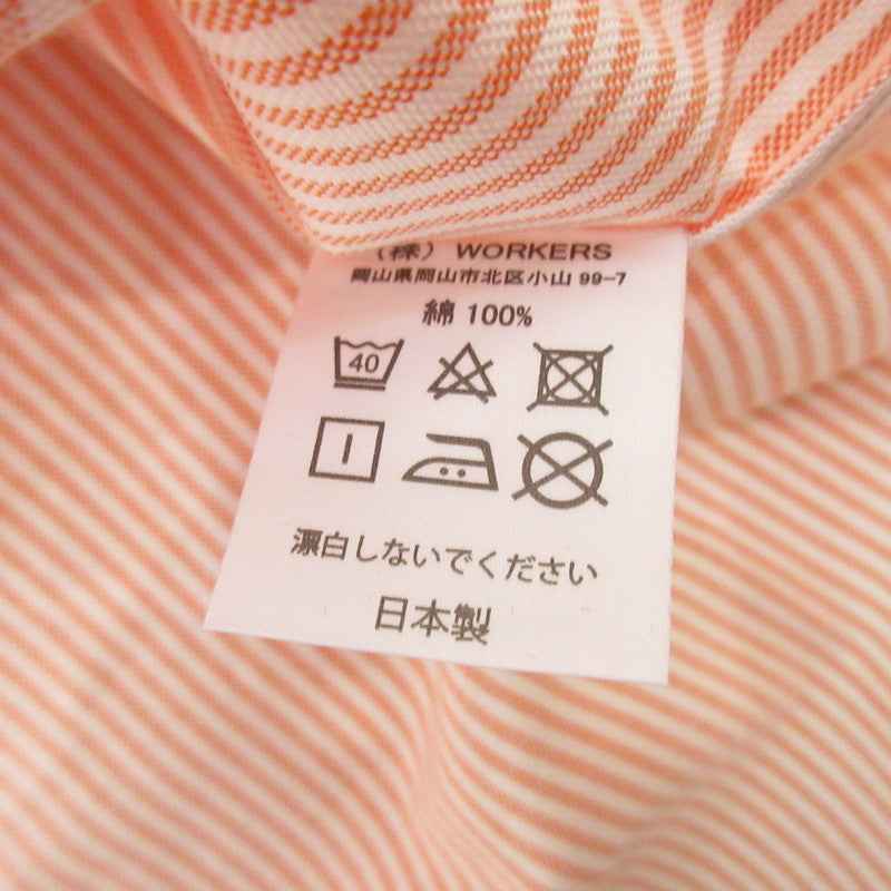 【中古】WORKERS | ワーカーズ Modified BD Shirt 長袖シャツ サイズ:15