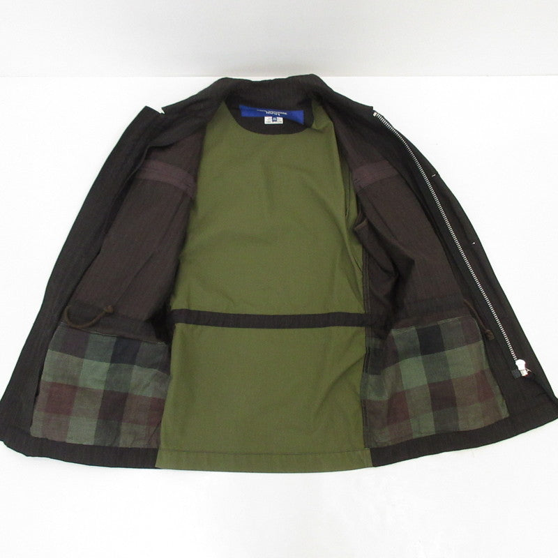 【中古】JUNYA WATANABE COMME des GARCONS MAN | ジュンヤワタナベコムデギャルソンマン 切替エステルラミージャケット その他アウター WI-J004 ブラウン サイズ:XS
