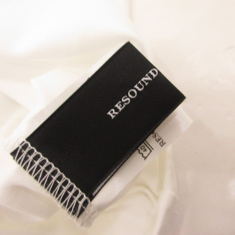 【中古】RESOUND CLOTHING | リサウンドクロージング S/S ICON T-Shirts 半袖Tシャツ RCB29-T-002 ホワイト サイズ:1