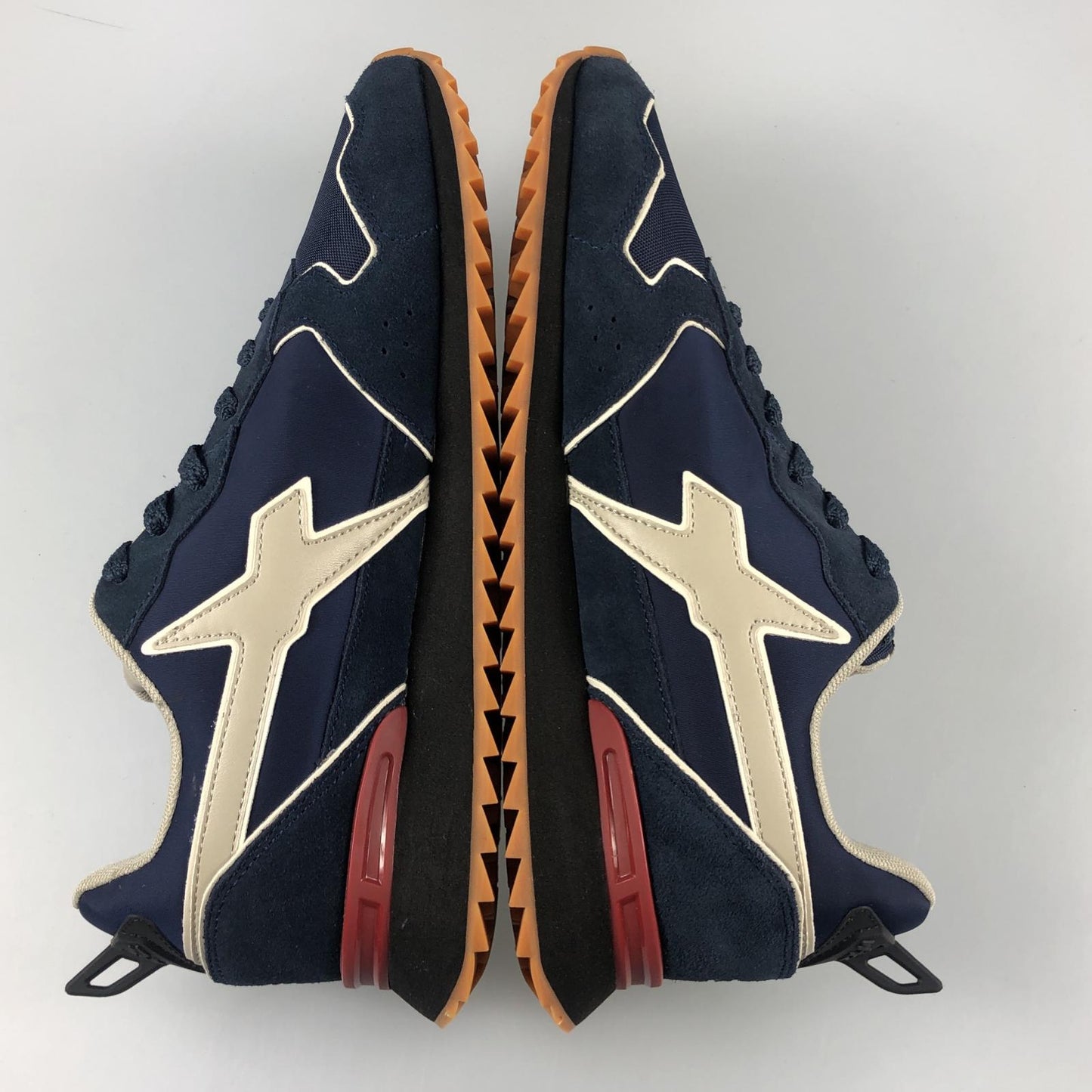 【中古】W6YZ | ウイズウィズ JET-M スニーカー 47-1C61 ネイビー 27.5cm