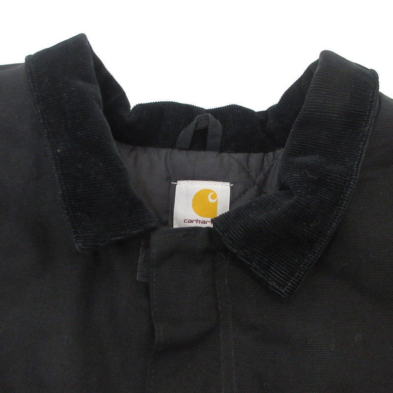 【中古】Carhartt | カーハート DUCK TRADITIONAL COAT 中綿ジャケット C003 BLK NETTTSワッペン ブラック