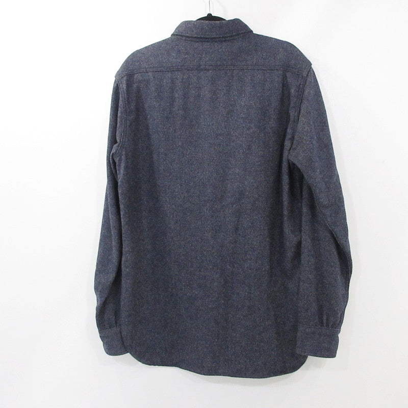 【中古】WARE HOUSE | ウェアハウス ウエアハウス CLASSICS WOOL SHIRTS 長袖シャツ ネイビー サイズ:42