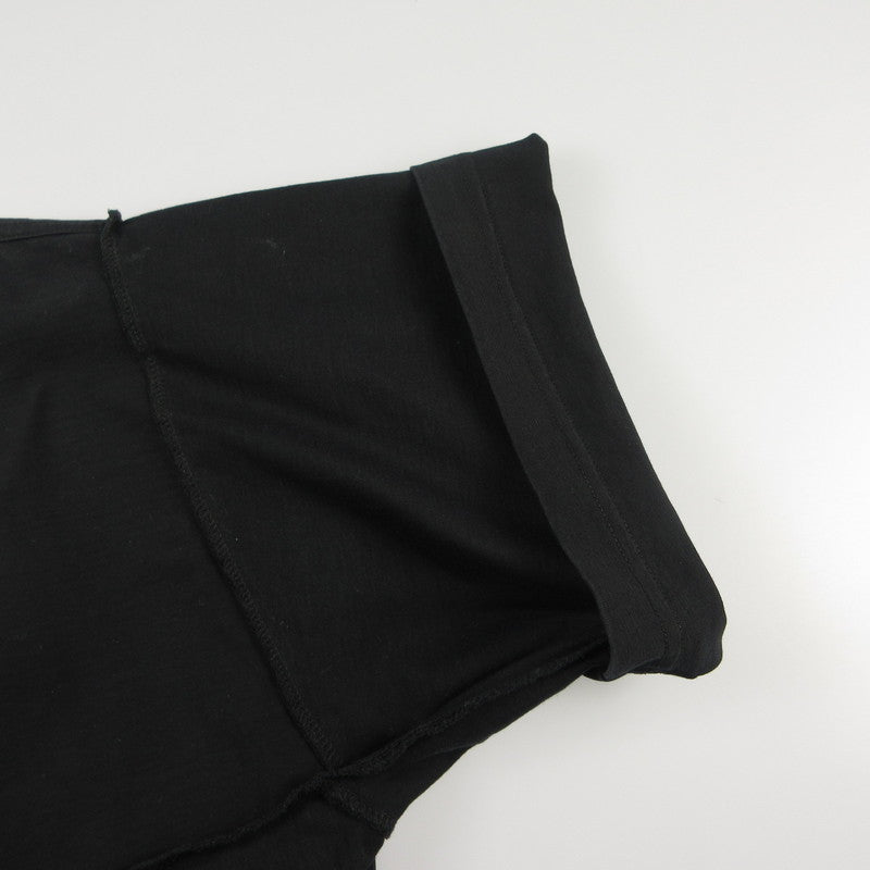 【中古】BALENCIAGA | バレンシアガ インサイドアウトロゴ 半袖Tシャツ 720198 TNVR5 国内正規品 ブラック サイズ:L