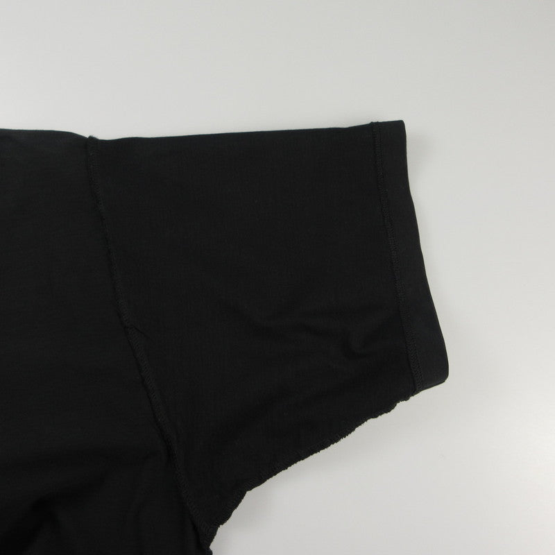 【中古】BALENCIAGA | バレンシアガ インサイドアウトロゴ 半袖Tシャツ 720198 TNVR5 国内正規品 ブラック サイズ:L