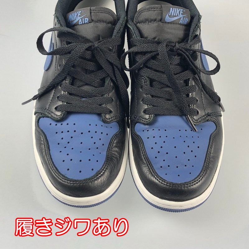 【中古】NIKE | ナイキ AIR JORDAN 1 LOW OG 'MYSTIC NAVY' スニーカー CZ0790-041 ネイビー 28cm