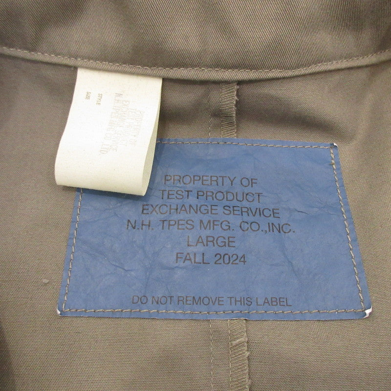 【中古】N.HOOLYWOOD | エヌハリウッド STAND COLLAR BLOUSON ブルゾン 9242-BL03-005 グレー サイズ:40