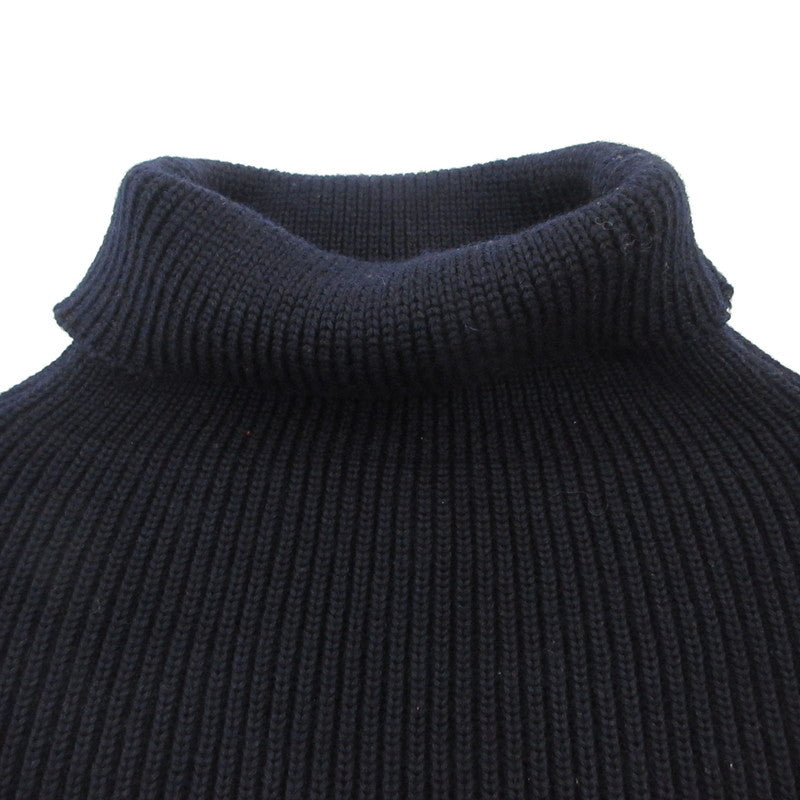 【中古】ANDERSEN-ANDERSEN | アンデルセンアンデルセン THE NAVY TURTLE NECK セーター ネイビー サイズ:XS