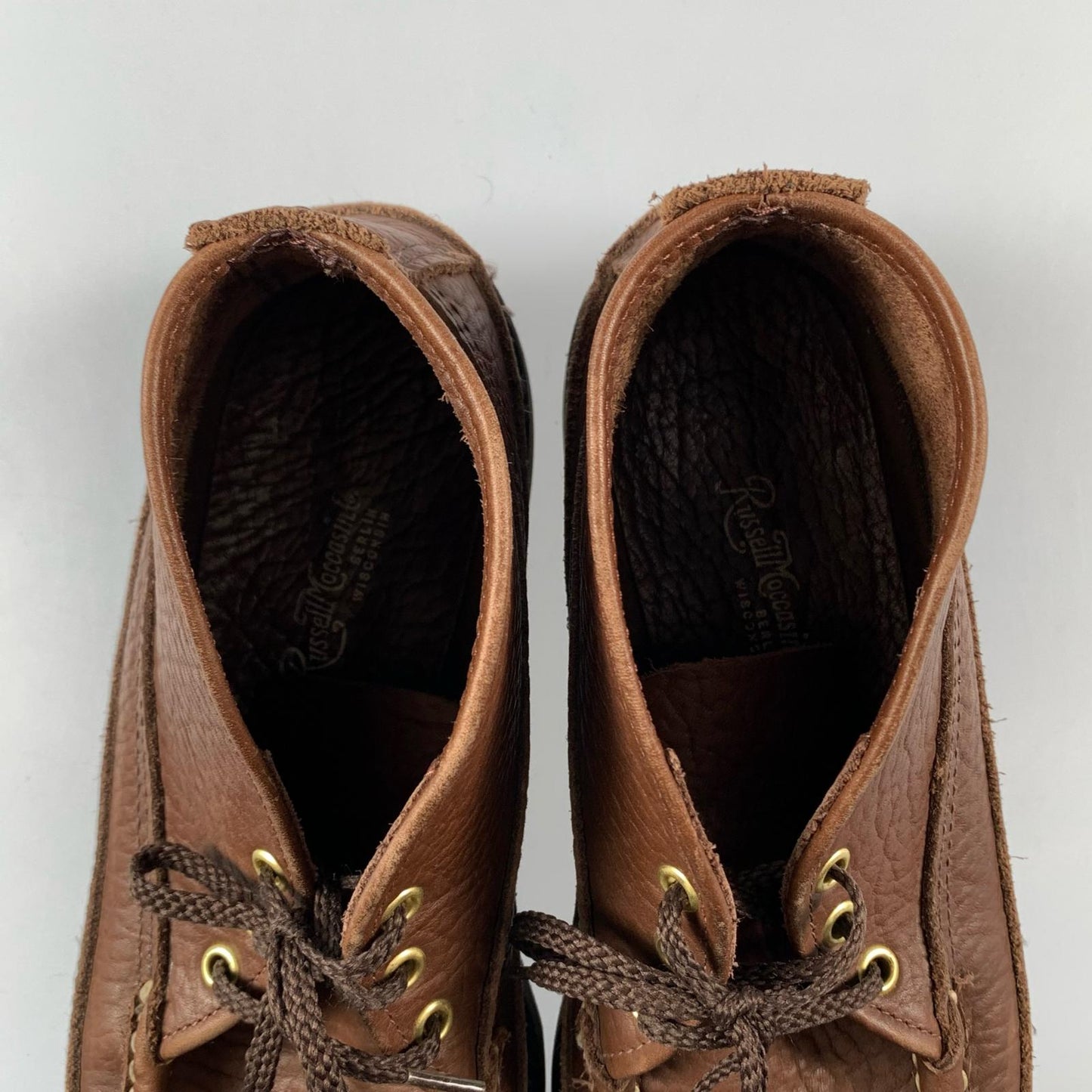 【中古】RUSSELL MOCCASIN | ラッセルモカシン ブーツ 4223 US8(26.0cm程度) ブラウン