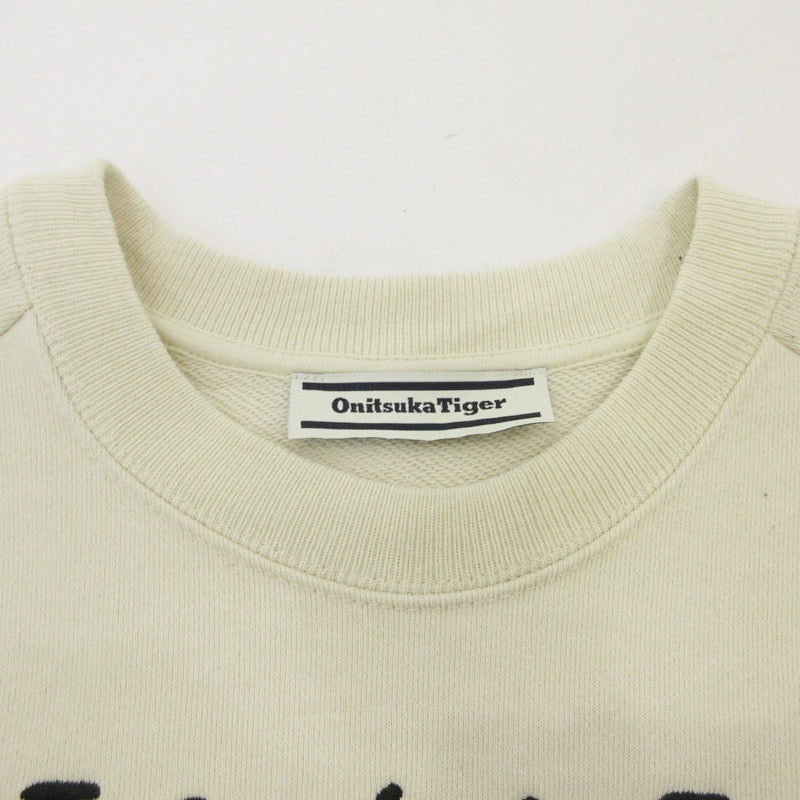 【中古】ONITSUKA TIGER | オニツカタイガー SWEAT TOP スウェット 2183A996 ベージュ サイズ:M