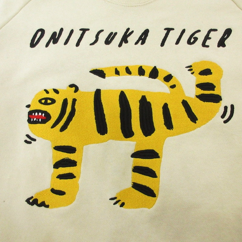 【中古】ONITSUKA TIGER | オニツカタイガー SWEAT TOP スウェット 2183A996 ベージュ サイズ:M