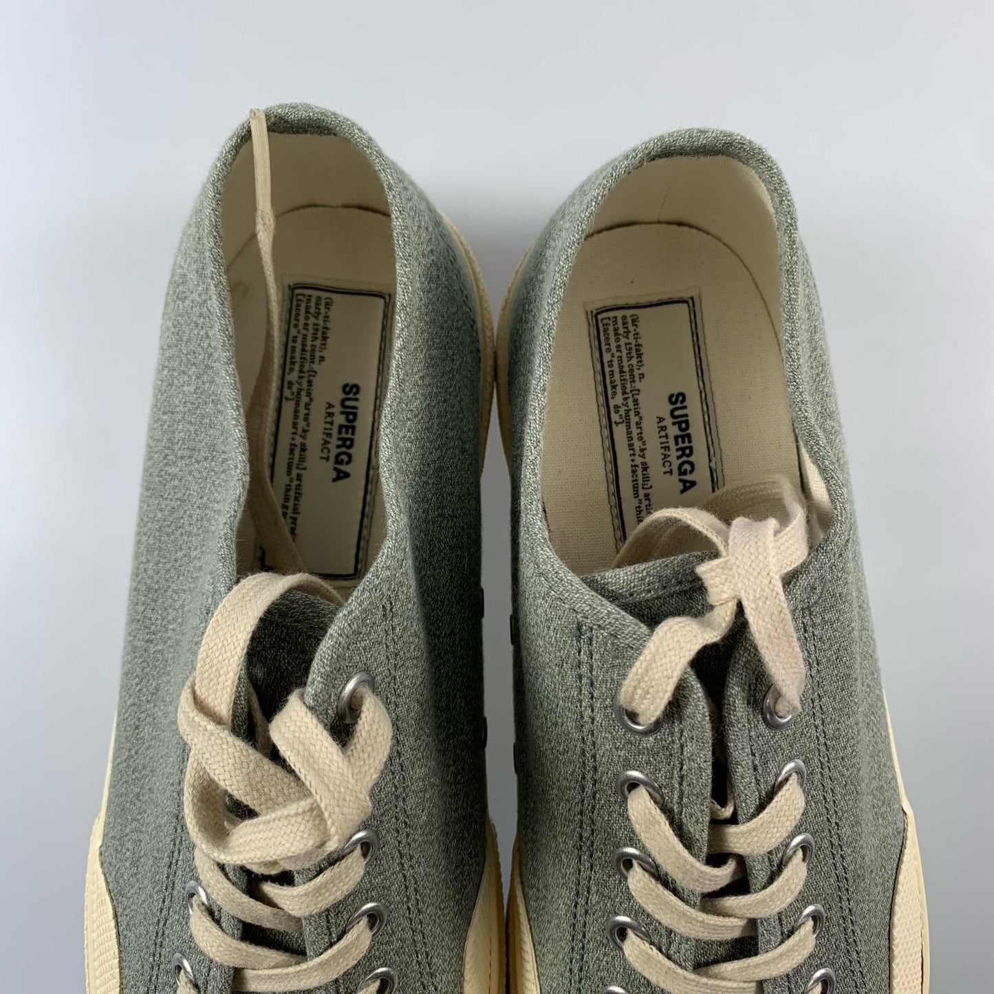 【中古】SUPERGA | スペルガ 2432 SALT PEPPER スニーカー 3S61316W US10(28.0cm程度) グレー