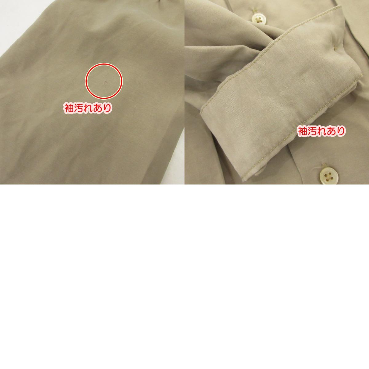 SON OF THE CHEESE | SON OF THE CHEESE BOX POCKET L/S Short-Sleeve Shirt SC2110-SH01 Beige Size: L