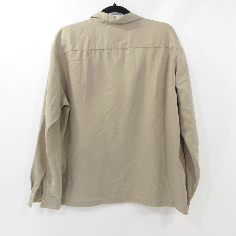 【中古】SON OF THE CHEESE | サノバチーズ BOX POCKET L/S 半袖シャツ SC2110-SH01 ベージュ サイズ:L