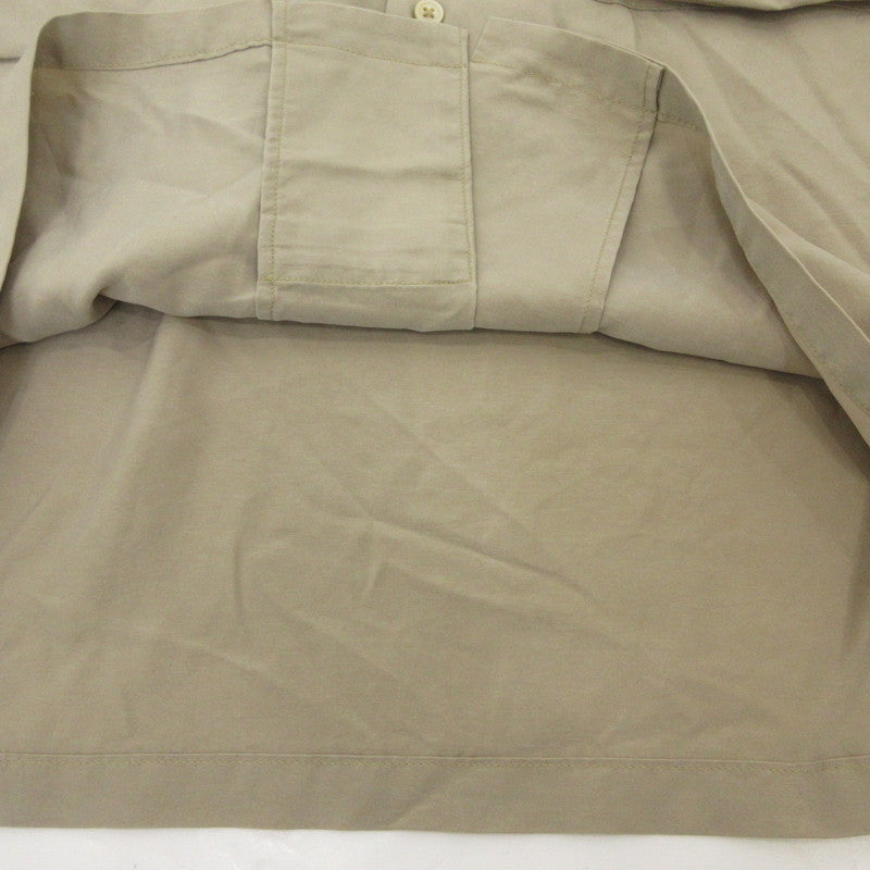 【中古】SON OF THE CHEESE | サノバチーズ BOX POCKET L/S 半袖シャツ SC2110-SH01 ベージュ サイズ:L