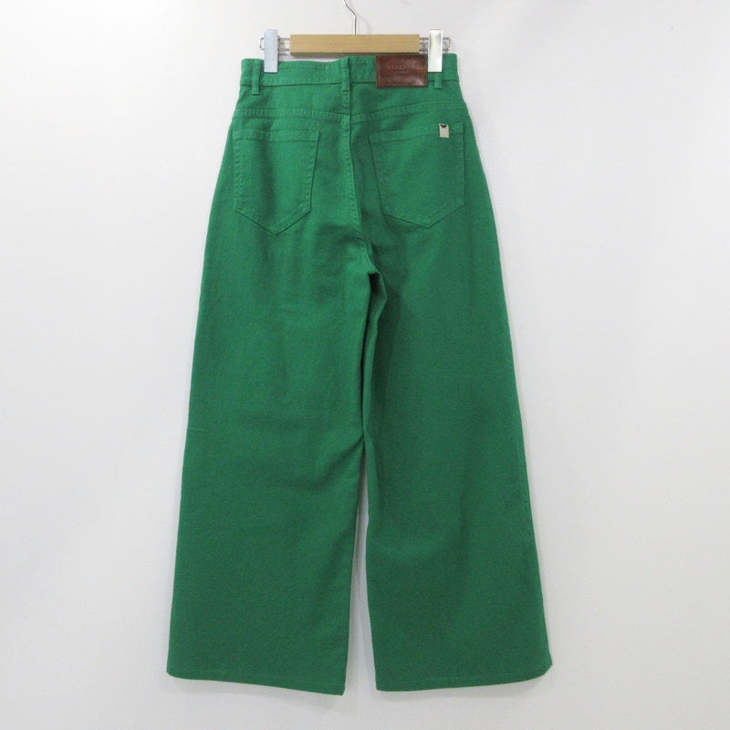 【中古】MAX MARA | マックスマーラ CANNES パンツ 23513105376 WEEKEND グリーン サイズ:36