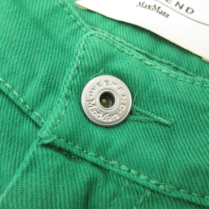 【中古】MAX MARA | マックスマーラ CANNES パンツ 23513105376 WEEKEND グリーン サイズ:36