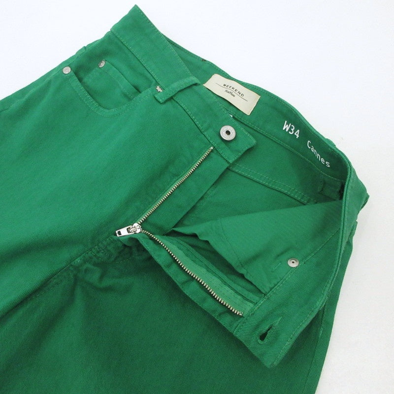 【中古】MAX MARA | マックスマーラ CANNES パンツ 23513105376 WEEKEND グリーン サイズ:36