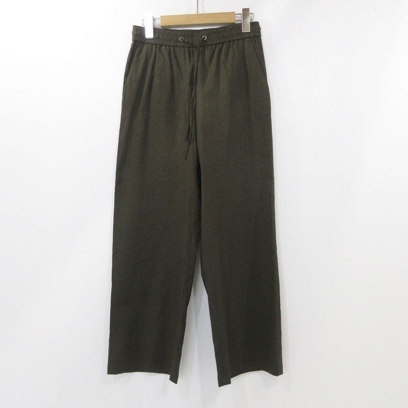【中古】theory | セオリー ウォッシャブルリネンストレッチパンツ パンツ 3106433 カーキ サイズ:36