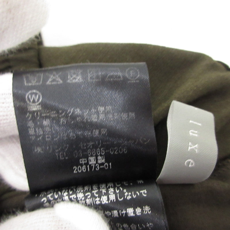 【中古】theory | セオリー ウォッシャブルリネンストレッチパンツ パンツ 3106433 カーキ サイズ:36