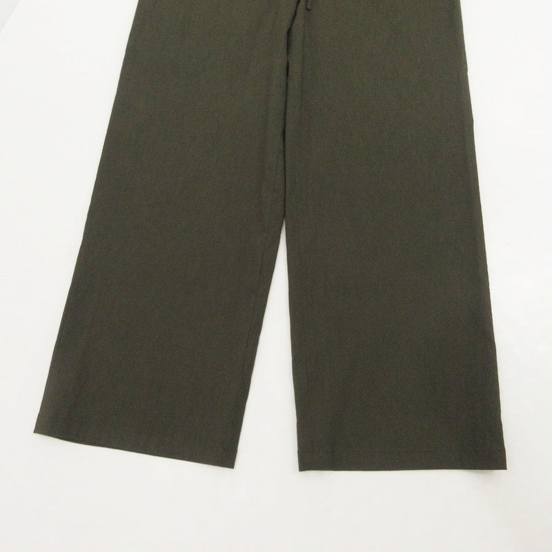 【中古】theory | セオリー ウォッシャブルリネンストレッチパンツ パンツ 3106433 カーキ サイズ:36